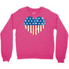 usa flag 2 Crewneck Sweatshirt
