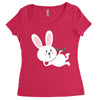 gym rabbit Women's Triblend Scoop T-shirt