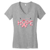 breast cancer hope Women's V-Neck T-Shirt