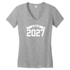 class of 2027 Women's V-Neck T-Shirt