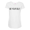 be your self Maternity Scoop Neck T-shirt