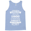 Super Cool Grandad Of A Freaking Awesome Granddaughter Tank Top