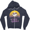jack schoolington Zipper Hoodie