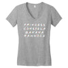 princess consuela banana hammock Women's V-Neck T-Shirt