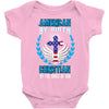 American by Birth Christian By the Grace of God Baby Onesie