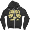 amazing dad Zipper Hoodie