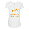 assistant principal Maternity Scoop Neck T-shirt