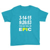 pi day 2015 pie math Youth Tee