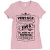 Vintage Aged To Perfection 1998 Ladies Fitted T-Shirt