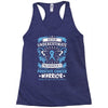 Never Underestimate the Strength of a Prostate Cancer Warrior Racerback Tank