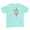 marilyn monroe machine gun gangster 100% cotton Youth Tee