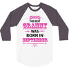 The Best Grammy Was Born In Sebtember 3/4 Sleeve Shirt