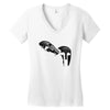 spartan mask Women's V-Neck T-Shirt