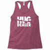 hug dealer love Racerback Tank