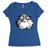 nerd penguin Women's Triblend Scoop T-shirt