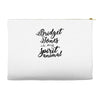 bridget jones is my spirit animal Accessory Pouches