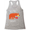 bearly awake Racerback Tank