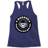 badass bad angry primate Racerback Tank