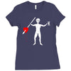 pirate old roger Ladies Fitted T-Shirt