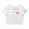 reagan bush '84 Crop Top