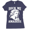 mozart tribute Ladies Fitted T-Shirt