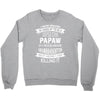 Super Cool Papaw Of A Freaking Awesome Granddaughter Crewneck Sweatshirt