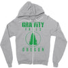 gravity falls oregon pine Zipper Hoodie