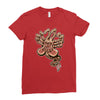 in space no one can hear you scream Ladies Fitted T-Shirt