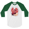 heart attack 3/4 Sleeve Shirt
