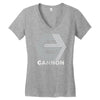 cannon films classic retro movie studio Women's V-Neck T-Shirt