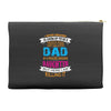 Super Cool Dad Of A Freaking Awesome Daughter Accessory Pouches