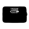caffeine loading Laptop sleeve