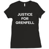 Justice For Grenfell Ladies Fitted T-Shirt