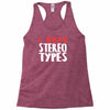 i defy stereotypes Racerback Tank