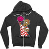 zombified big boy Zipper Hoodie