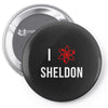 i heart sheldon Pin-back button