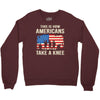 This Is How Americans Take A Knee Crewneck Sweatshirt