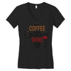 give me cofee or wine Women's V-Neck T-Shirt