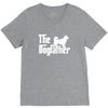 the dogfather thai bangkaew white V-Neck Tee