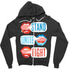 Women's March Stand Unite Fight Zipper Hoodie