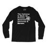 The Universe Is Made Of Protons Neutrons Electrons Morons Long Sleeve Shirts