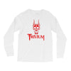 screaming skull Long Sleeve Shirts