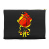 life is basketball Accessory Pouches