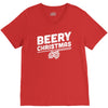 beery christmas hops drinking beer funny V-Neck Tee