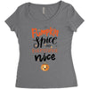 pumpkin spice and everything nice Women's Triblend Scoop T-shirt