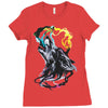 wolf Ladies Fitted T-Shirt