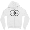 music elitism venn diagram musician indie snob rock geek shirt t shirt Zipper Hoodie