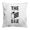 the cak3 Throw Pillow