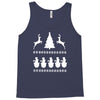 christmas scene reindeer funny Tank Top