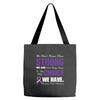 we don't know how strong we are until being strong is the only choice Tote Bags